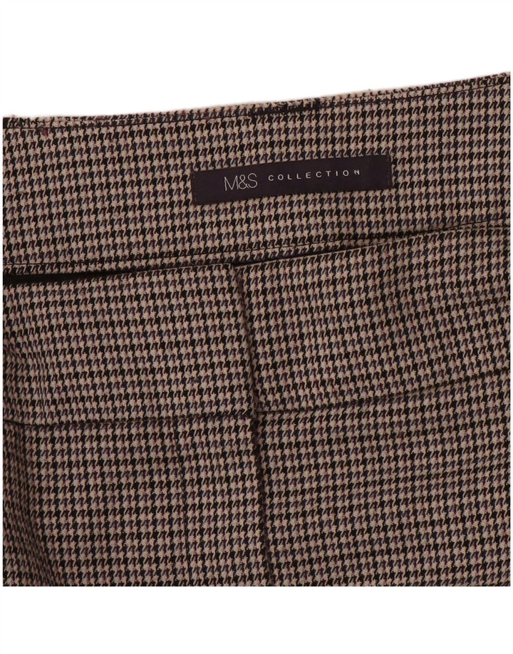 Marks & Spencer Blyantnederdel til kvinder W32 Large Grå Houndstooth