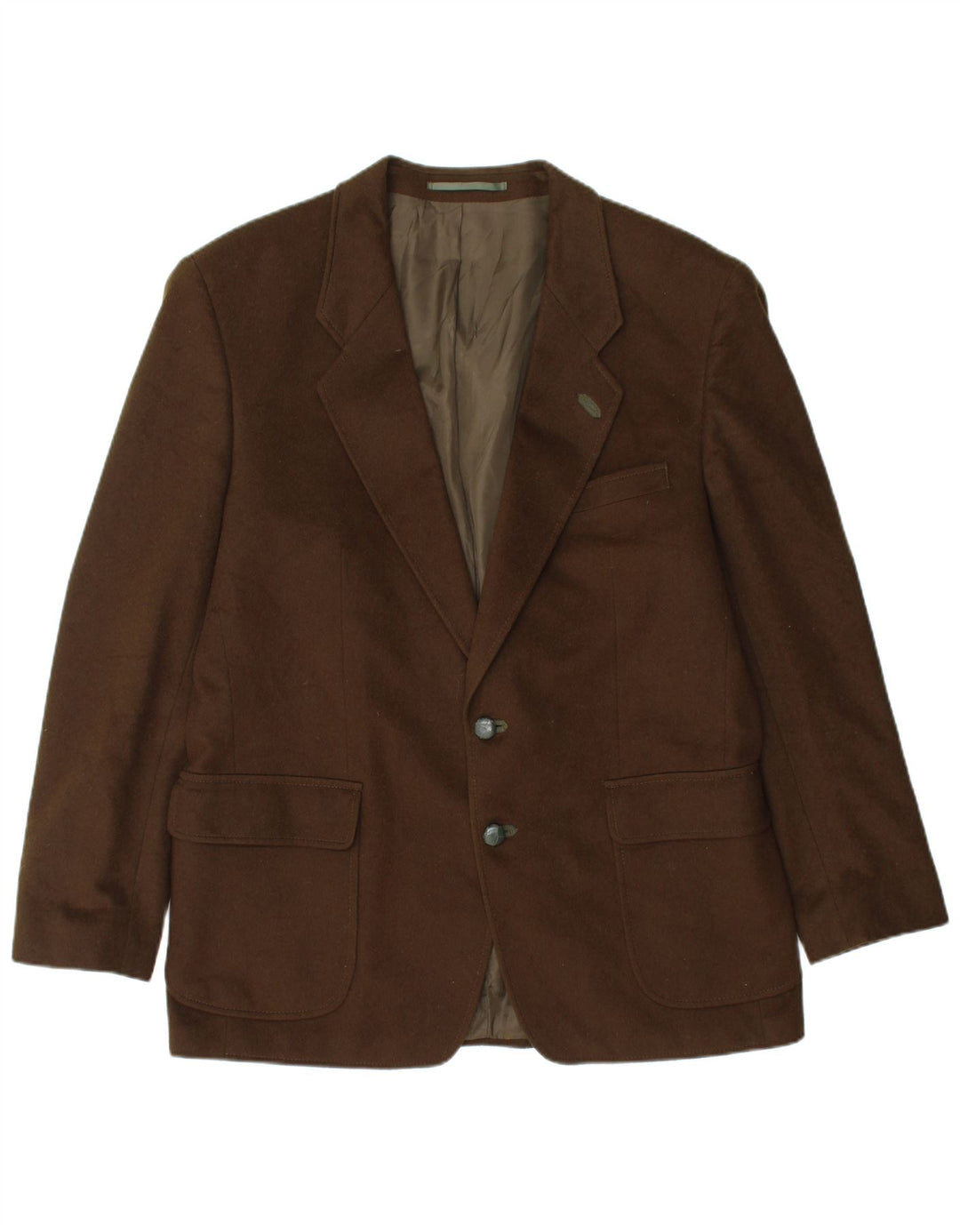 Steinbock Herre 2-knaps blazerjakke EU 54 2XL Khaki New Wool