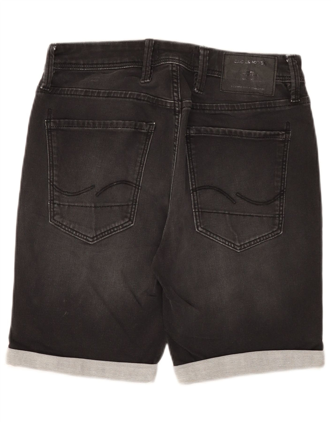 Jack & Jones Herre Regular Denim Shorts XS W28 Grå Bomuld