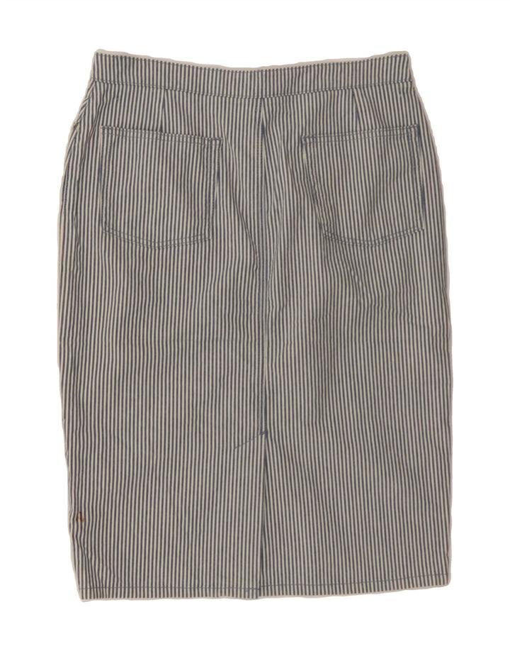 BODEN Womens Straight Skirt W32 Large Grey Striped Vintage Boden and Second-Hand Boden from Messina Hembry 