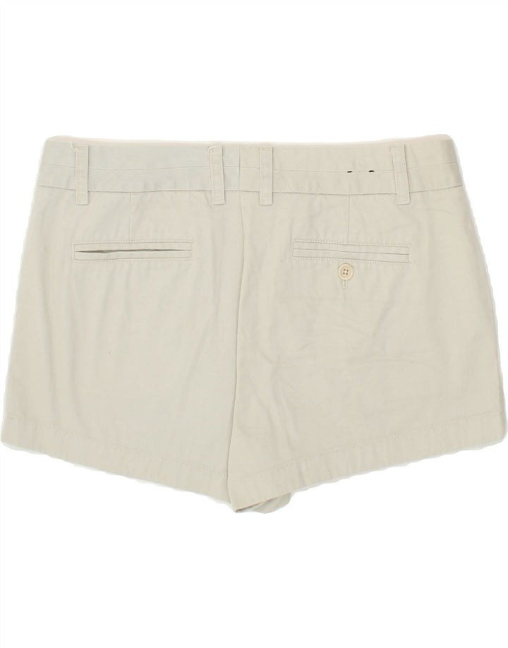 J. CREW Womens Chino Shorts US 10 Large W34 Grey Vintage J. Crew and Second-Hand J. Crew from Messina Hembry 