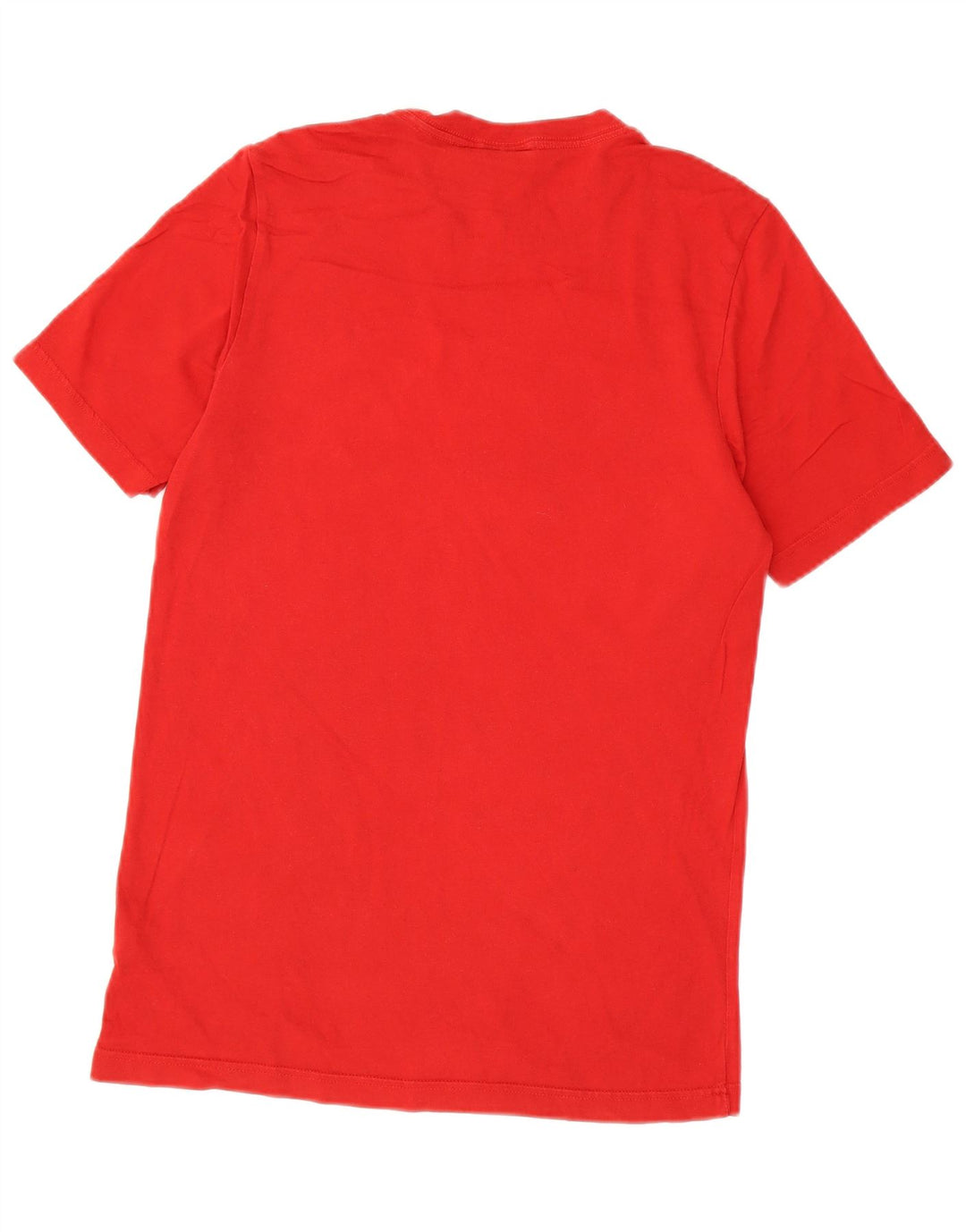 Adidas Herre T-Shirt Top Lille Rød Bomuld