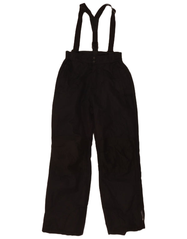 Mountain Warehouse Boys Dungarees Ski Trousers 12-13 Years Black Polyester