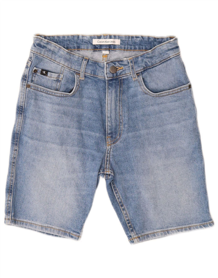 Calvin Klein Boys Denim Shorts 13-14 år W26 Blå