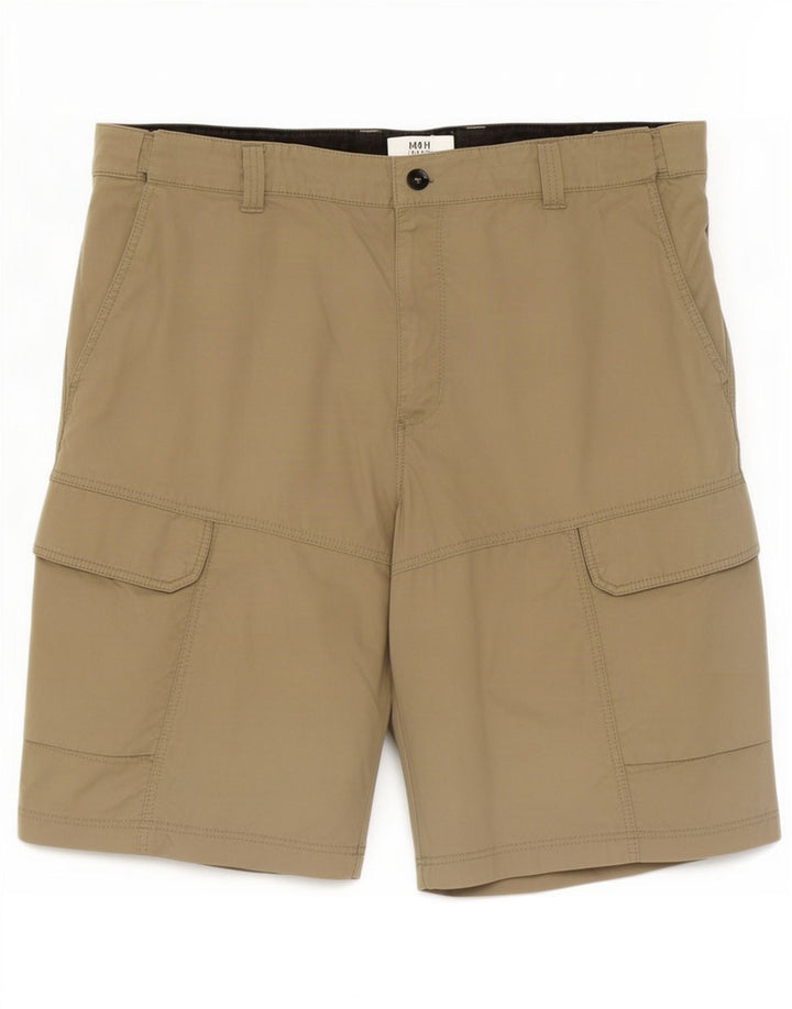 Marks & Spencer Herre Cargo Shorts EU 40 Medium W40 Beige Bomuld