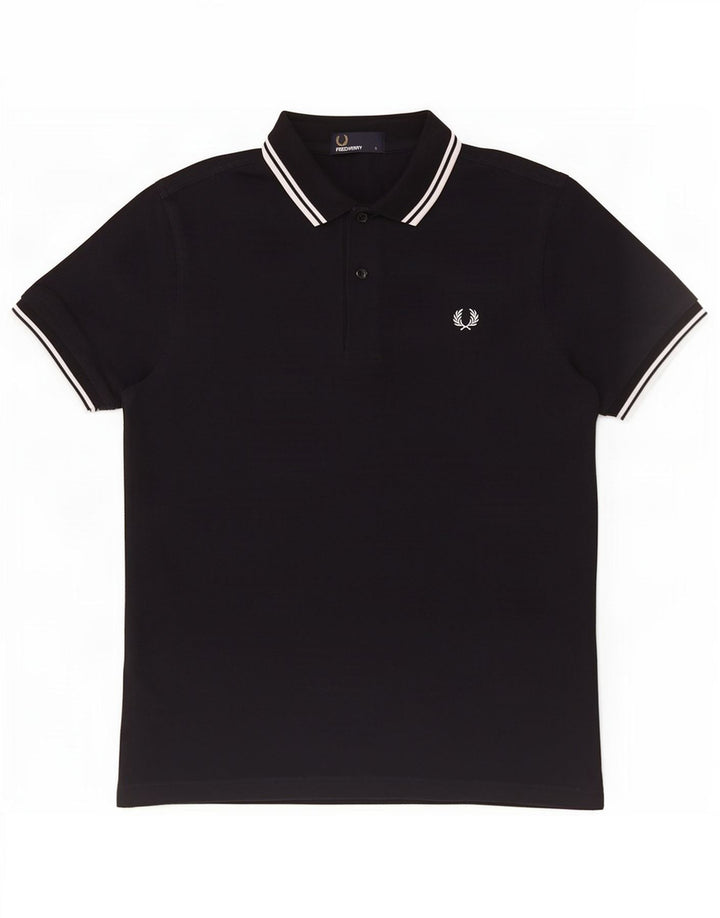 Fred Perry Herre poloskjorte lille marineblå stribet bomuld