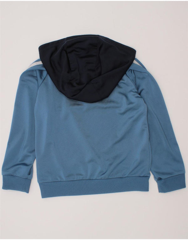 Adidas hættetrøje med lynlås til drenge 6-7 år Blå Colourblock Polyester
