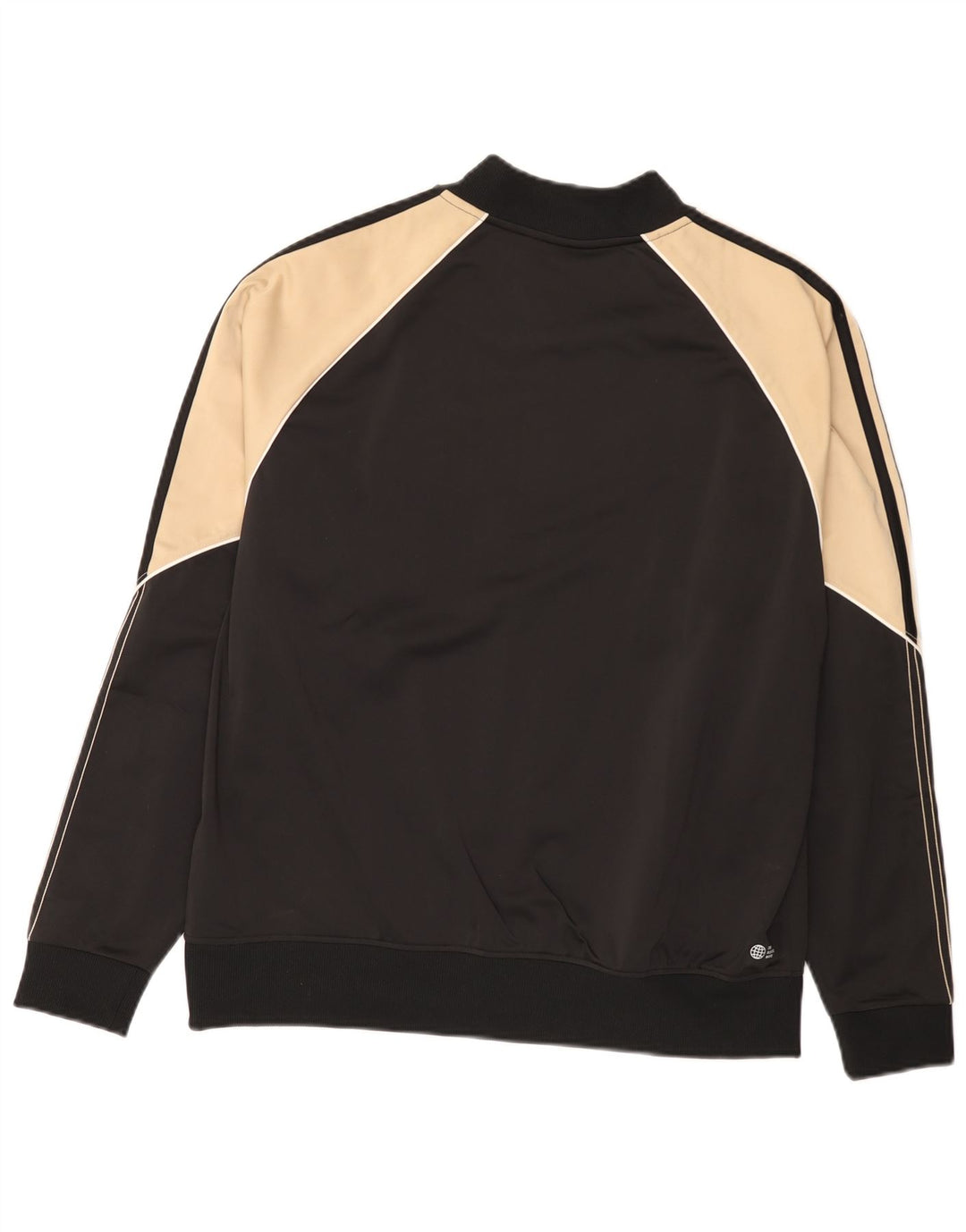 Adidas herre træningssæt top jakke medium sort colourblock polyester
