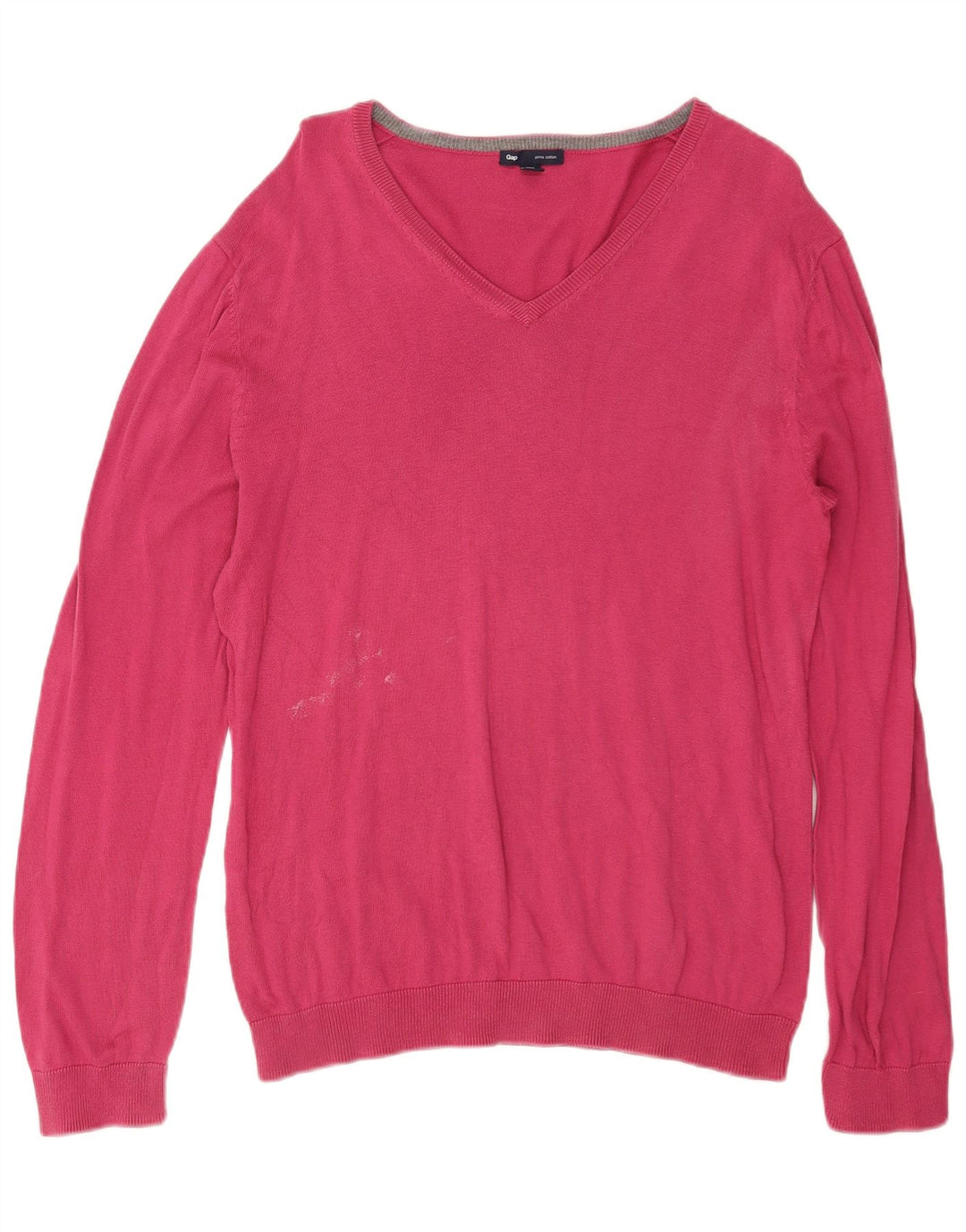 Gap Herre V-hals sweater Stor Pink Bomuld