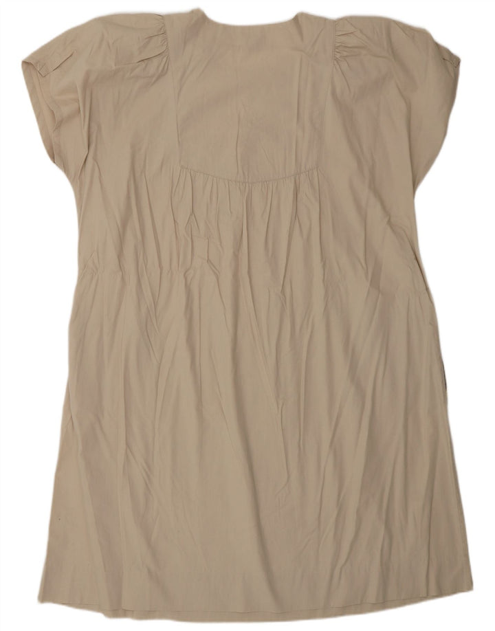 Capricci By Marcell Dame teltkjole UK 14 Medium Beige Patchwork Bomuld