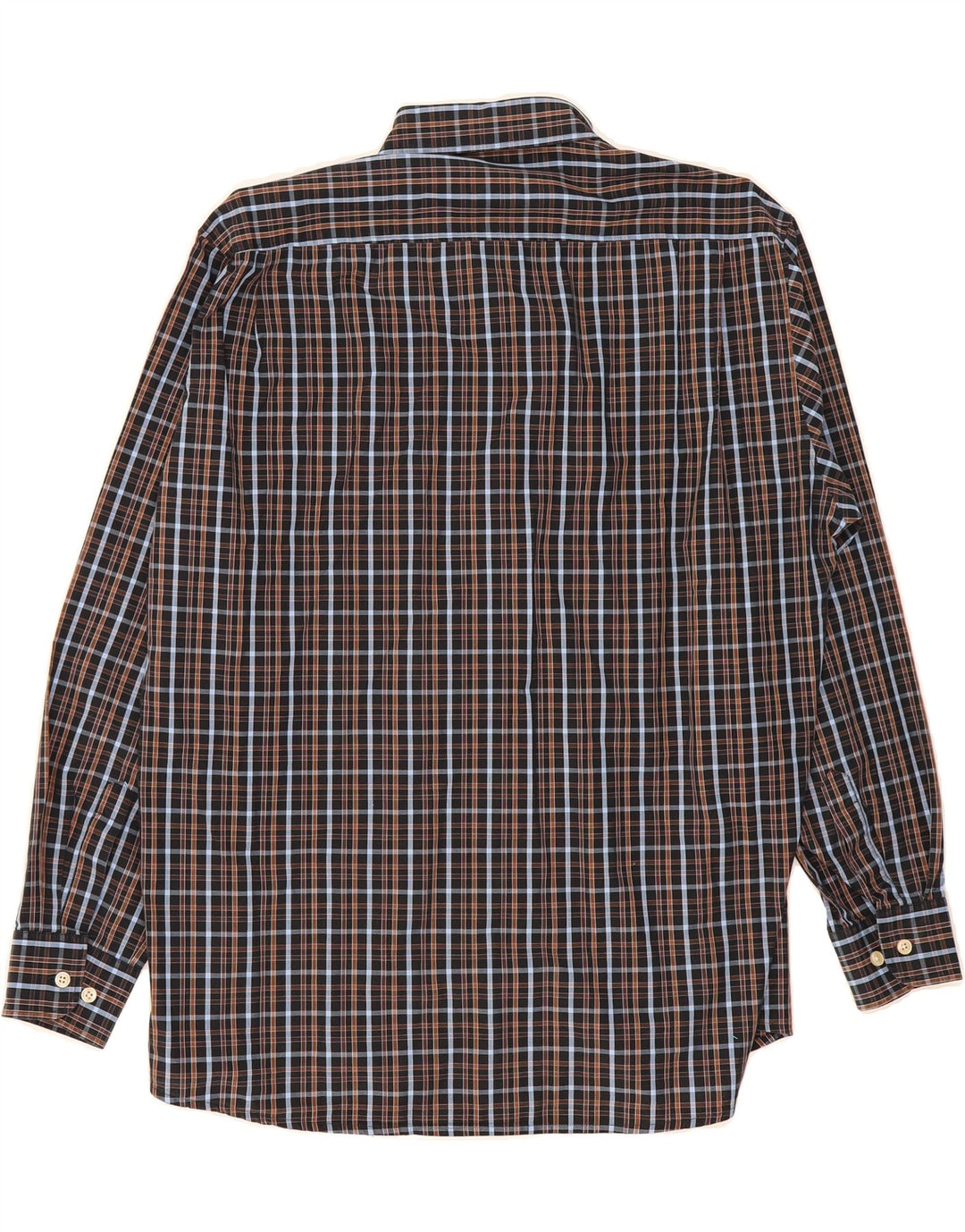 CHARLES ROBERTSON Mens Shirt Size 16 1/2 41/42 Large Black Check Vintage Charles Robertson and Second-Hand Charles Robertson from Messina Hembry 
