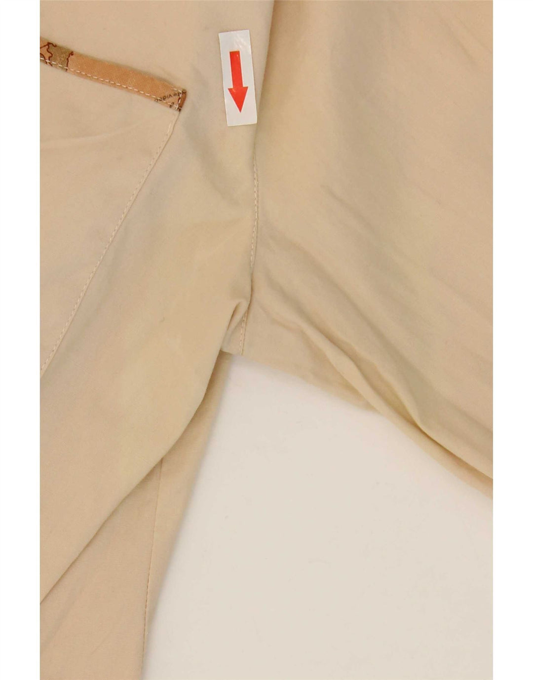 ALVIERO MARTINI Dameskjorte UK 16 Stor Beige Bomuld