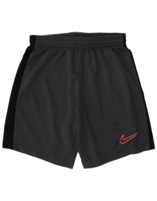 Nike Dri Fit Sportsshorts til drenge 8-9 år Small Grey Colourblock Polyester