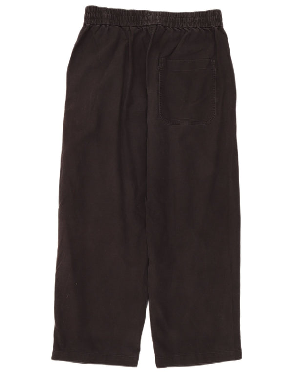 Cos Mens Cropped Trousers Small W30 L24 Black Cotton