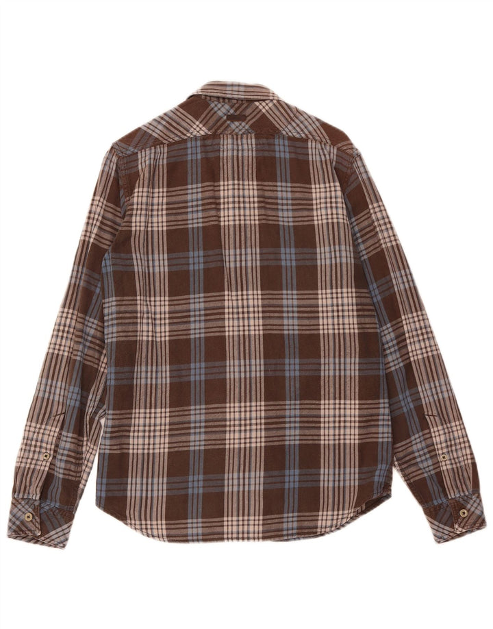 Marlboro Classics Herre Slim Fit Flanellskjorte Medium Brun