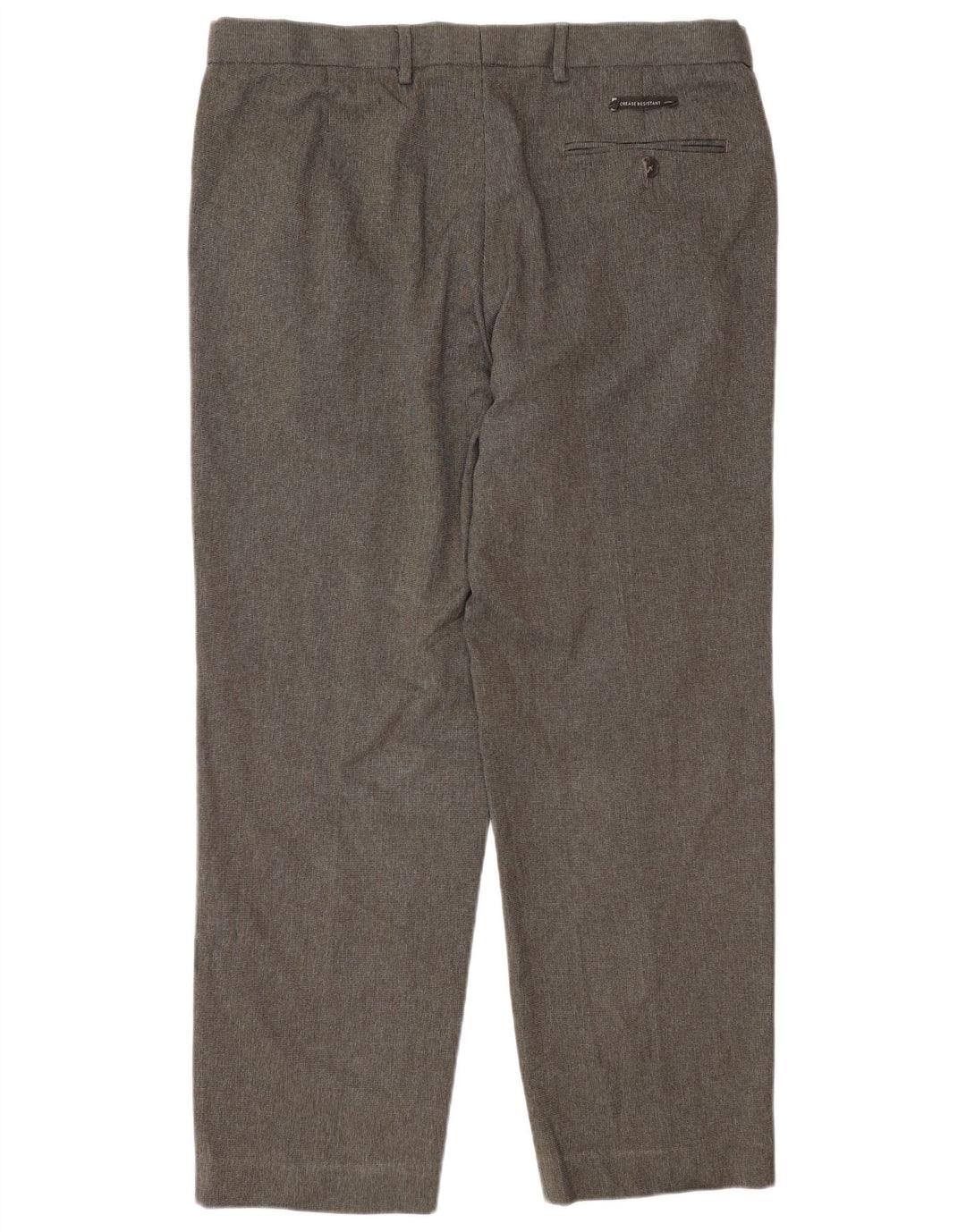Marks & Spencer Herre Regular Suit Bukser W36 L29 Grå ternet polyester