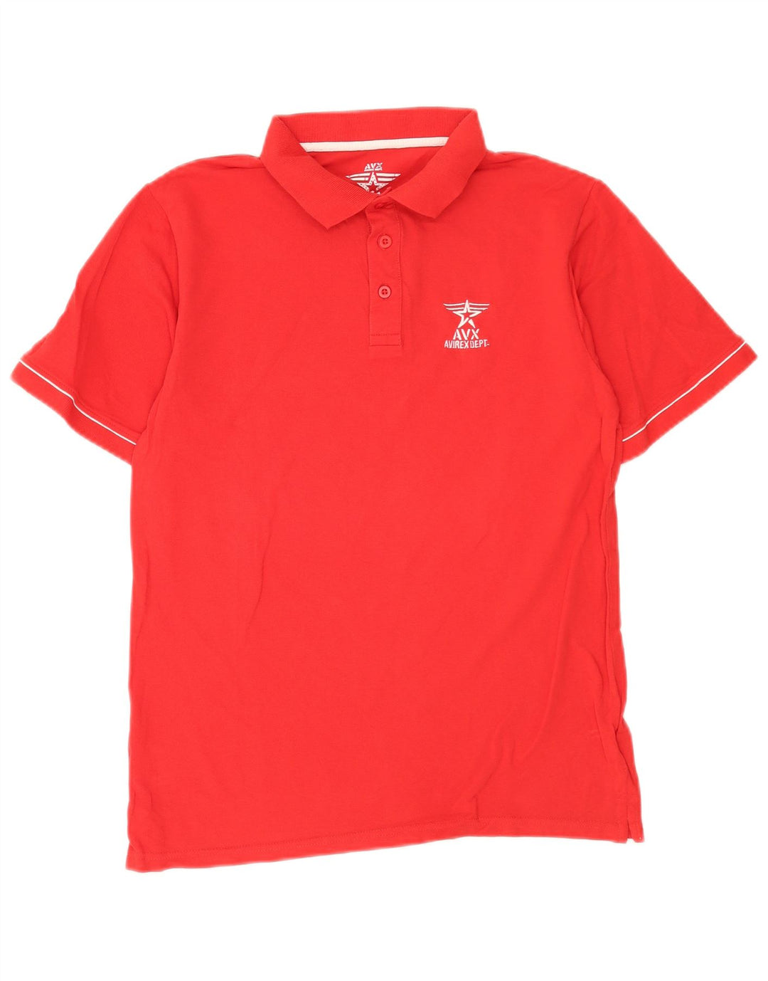 Avirex herre poloshirt XL rød bomuld