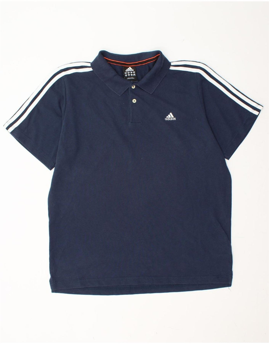 ADIDAS Climalite poloshirt til mænd XL marineblå bomuld
