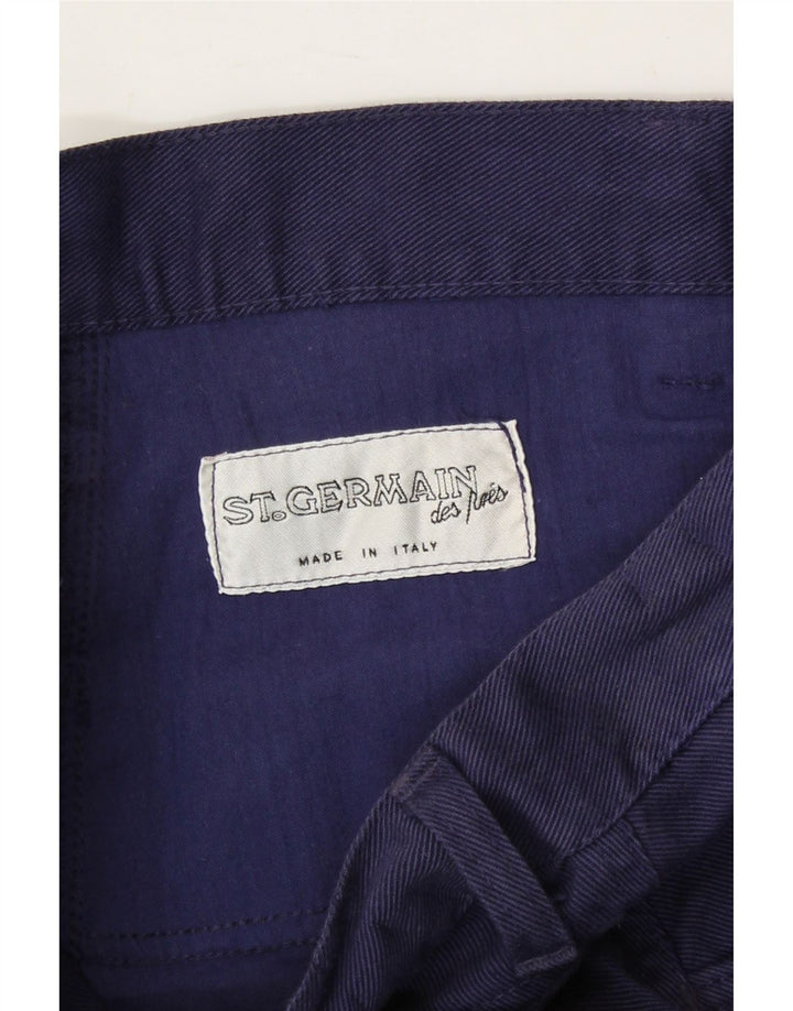 ST. GERMAIN Womens Denim Skirt IT 44 Medium W30  Navy Blue Cotton Vintage St. Germain and Second-Hand St. Germain from Messina Hembry 