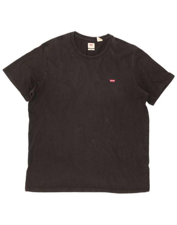 Levi's Herre Standard T-Shirt Top Stor Sort