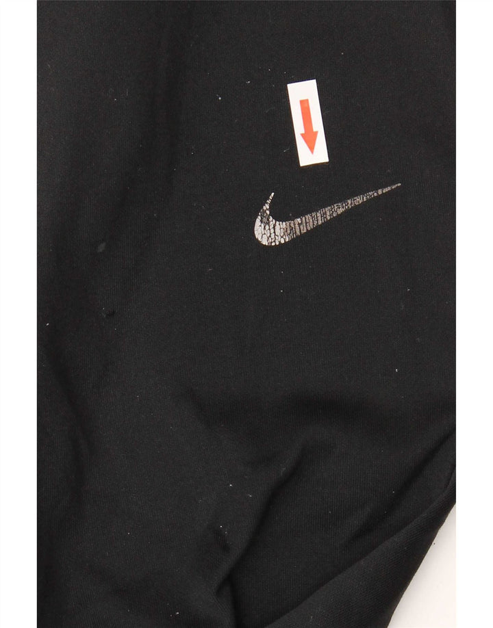 Nike træningsdragtsbukser til kvinder UK 14 Stor sort polyester