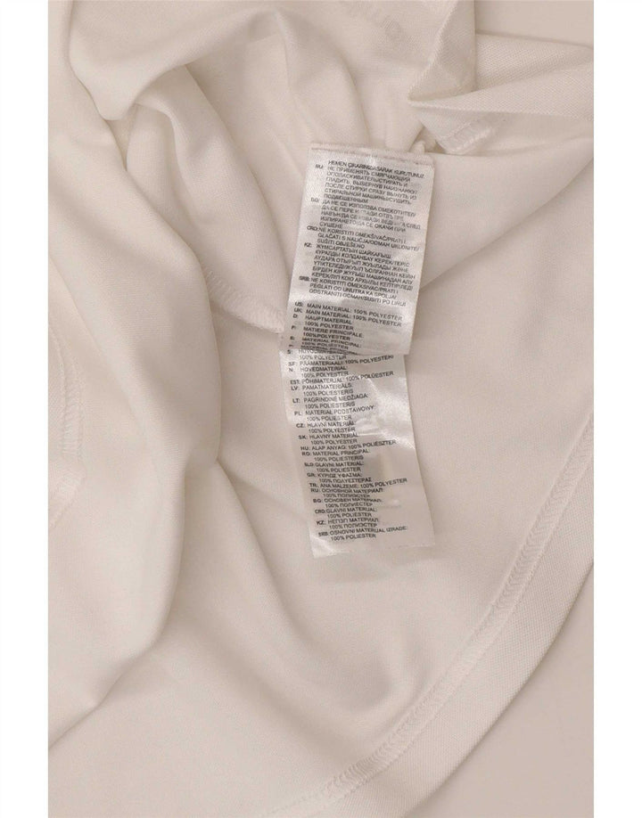 Adidas Herre Climalite T-Shirt Top Stor Hvid Polyester