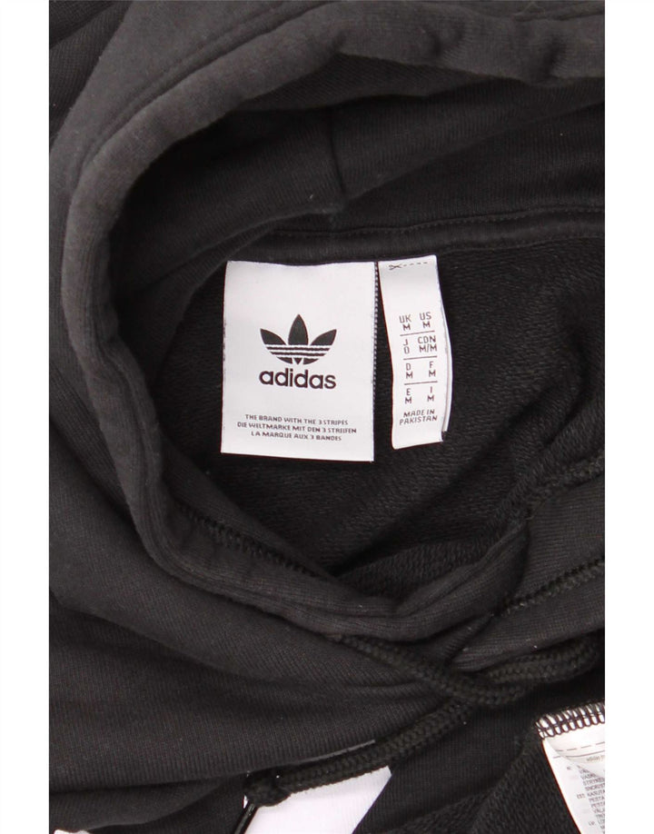 Adidas Grafisk hættetrøje til mænd mellem sort bomuld