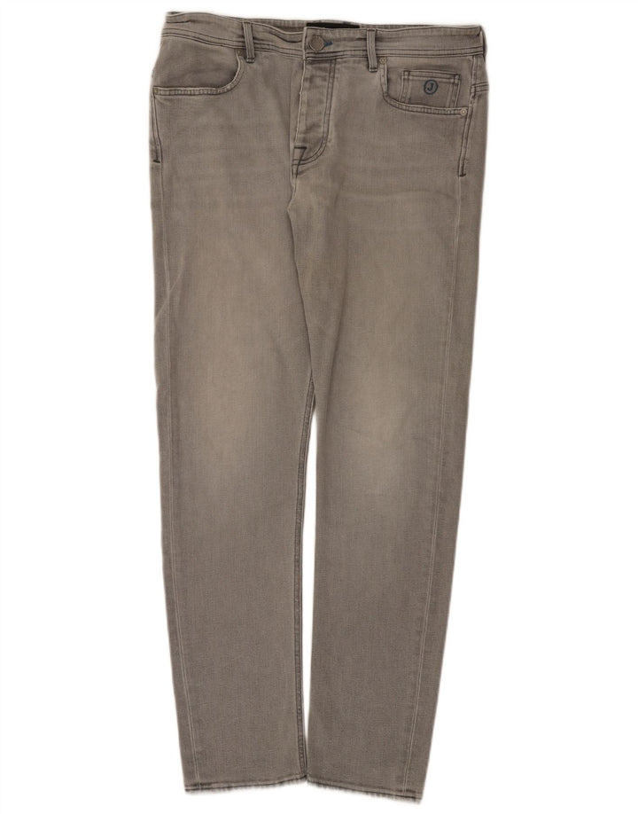 Jeckerson Herre Slim Jeans W34 L31 Grå Bomuld