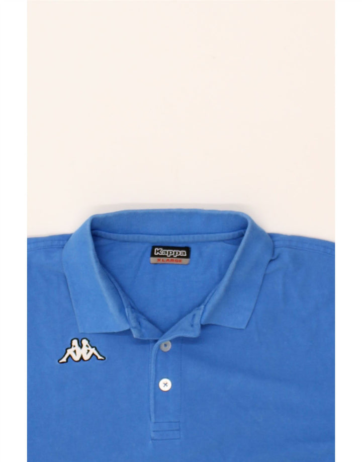 KAPPA Mens Polo Shirt XL Blue Cotton Vintage Kappa and Second-Hand Kappa from Messina Hembry 