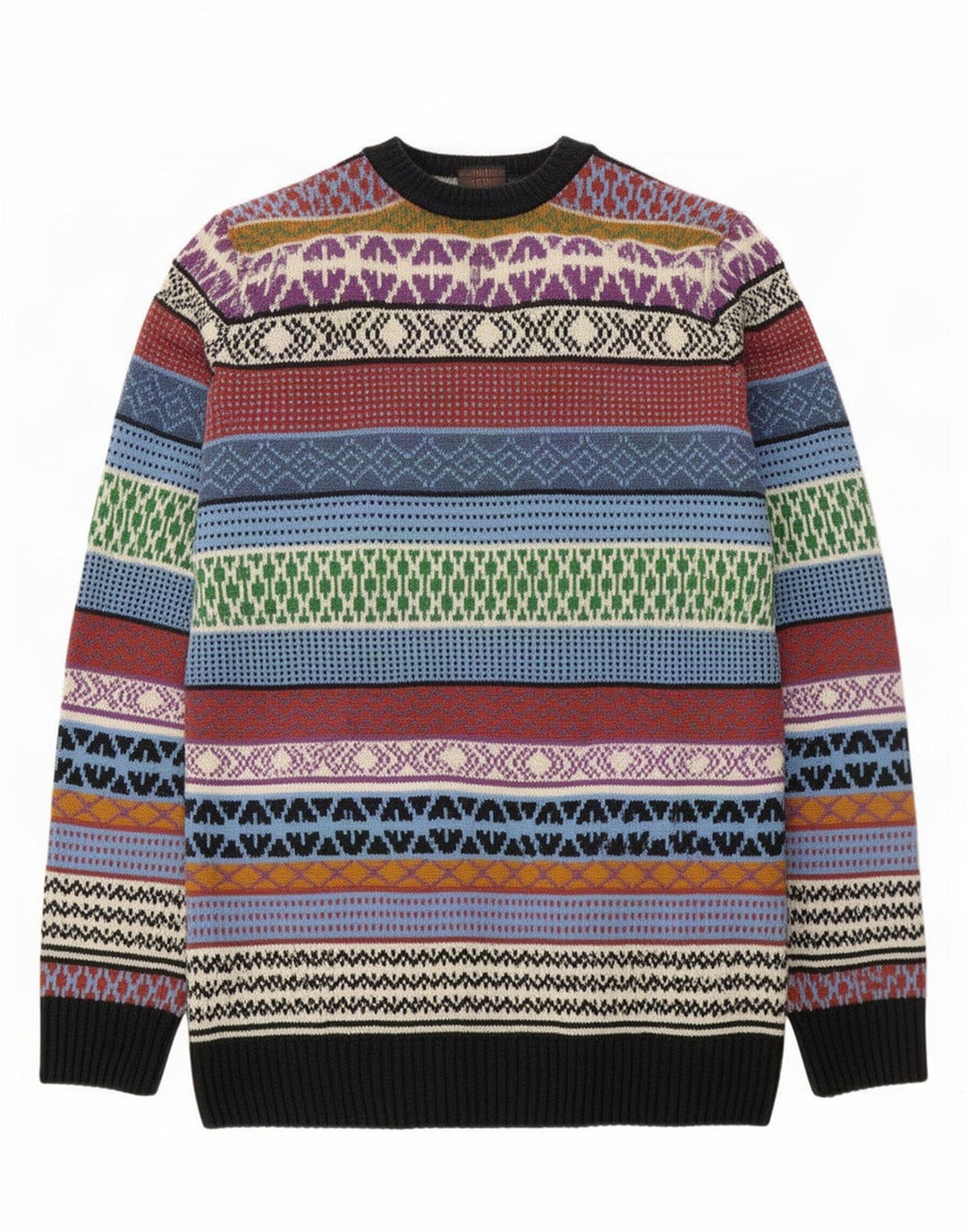 Catalina Herre V-hals sweater Små flerfarvet geometrisk