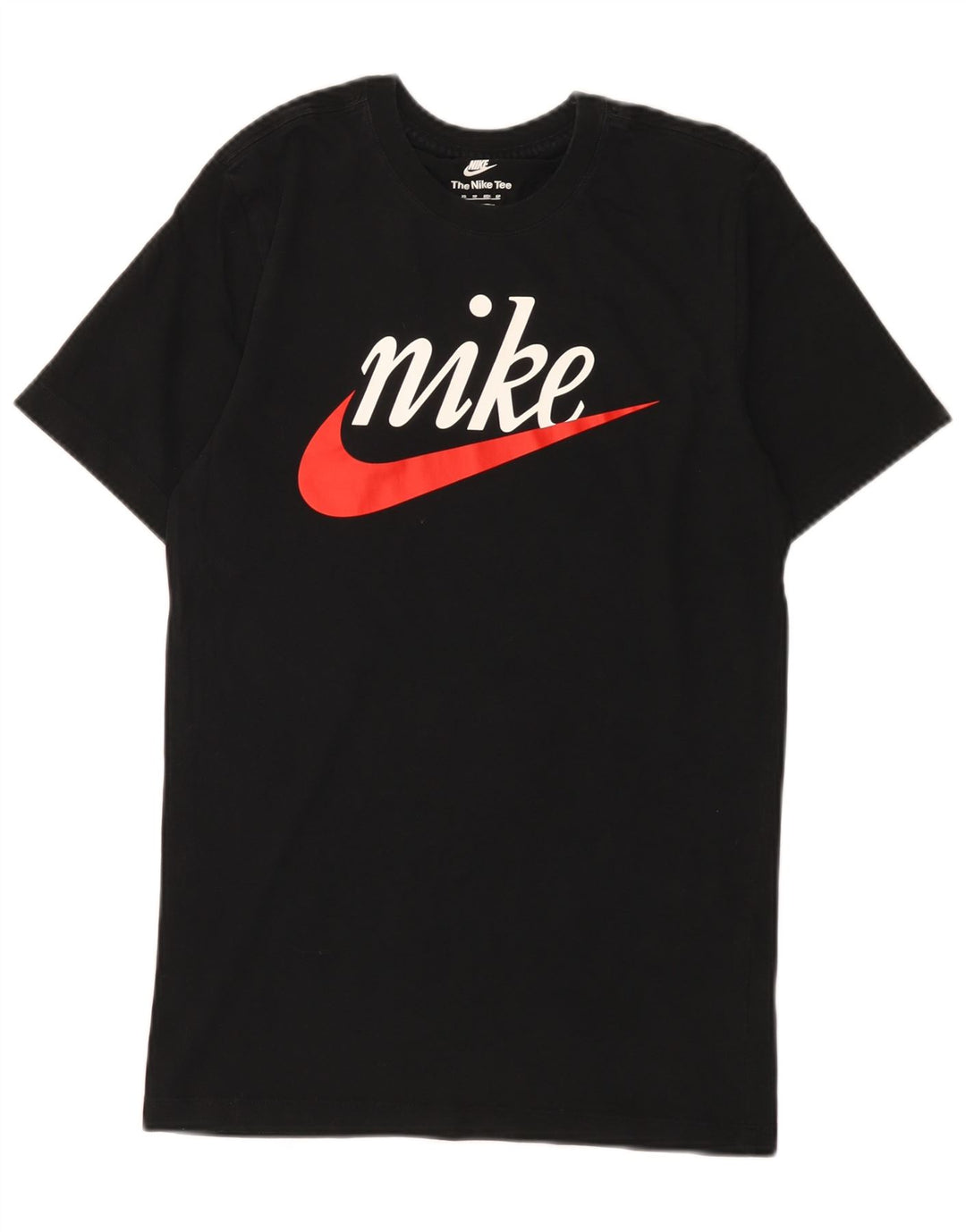 Nike grafisk T-shirt top XS til mænd, sort bomuld