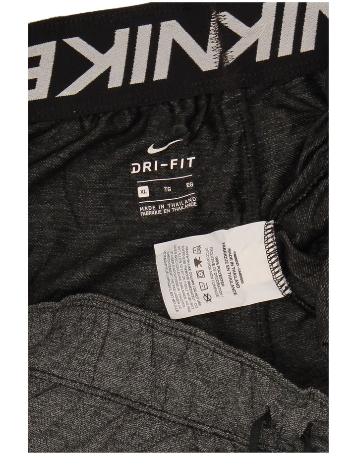NIKE Mens Dri Fit Sport Shorts XL  Grey Polyester