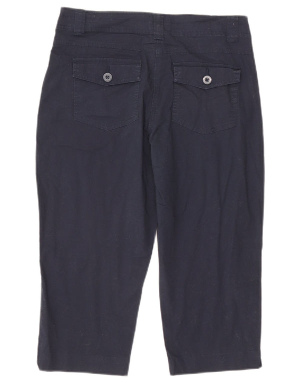 Mountain Warehouse Womens Bermuda Shorts UK 10 Small W28 Navy Blue Cotton