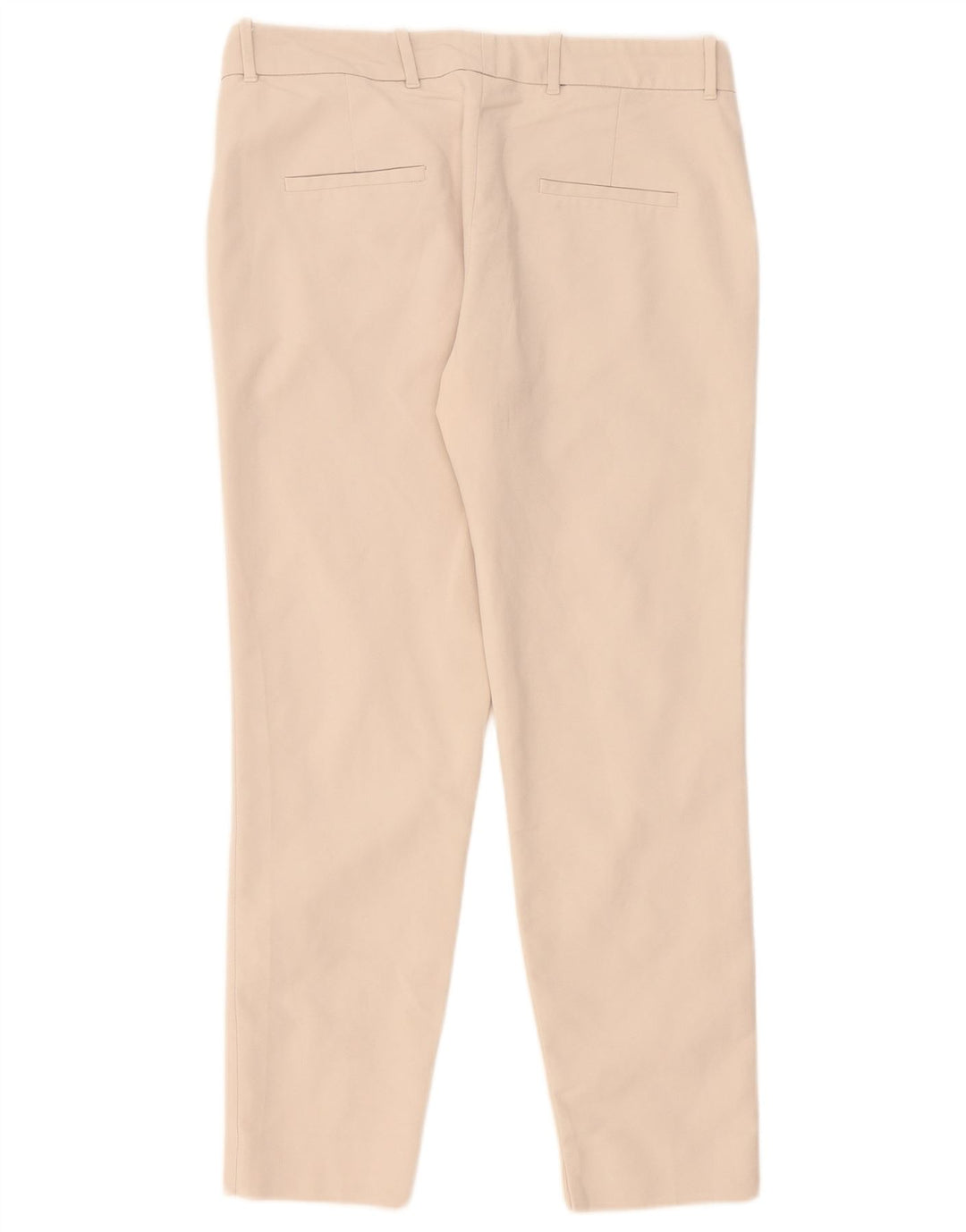 Zara Dame Slim Chino Bukser Large W32 L28 Beige