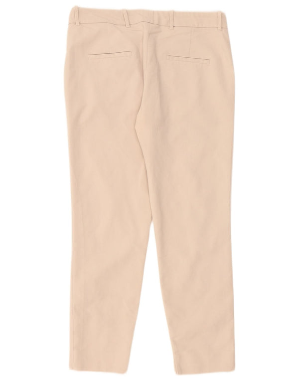Zara Dame Slim Chino Bukser Large W32 L28 Beige