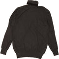 INVICTA Mens Roll Neck Jumper Sweater Medium Black Nylon Vintage Invicta and Second-Hand Invicta from Messina Hembry 