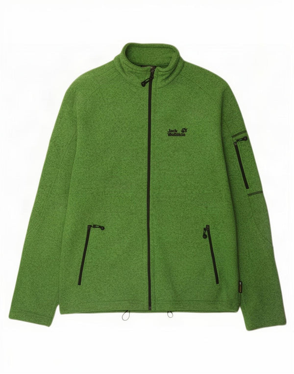 Jack Wolfskin Herre træningsdragt Topjakke UK 44/46 XL Grøn Polyester