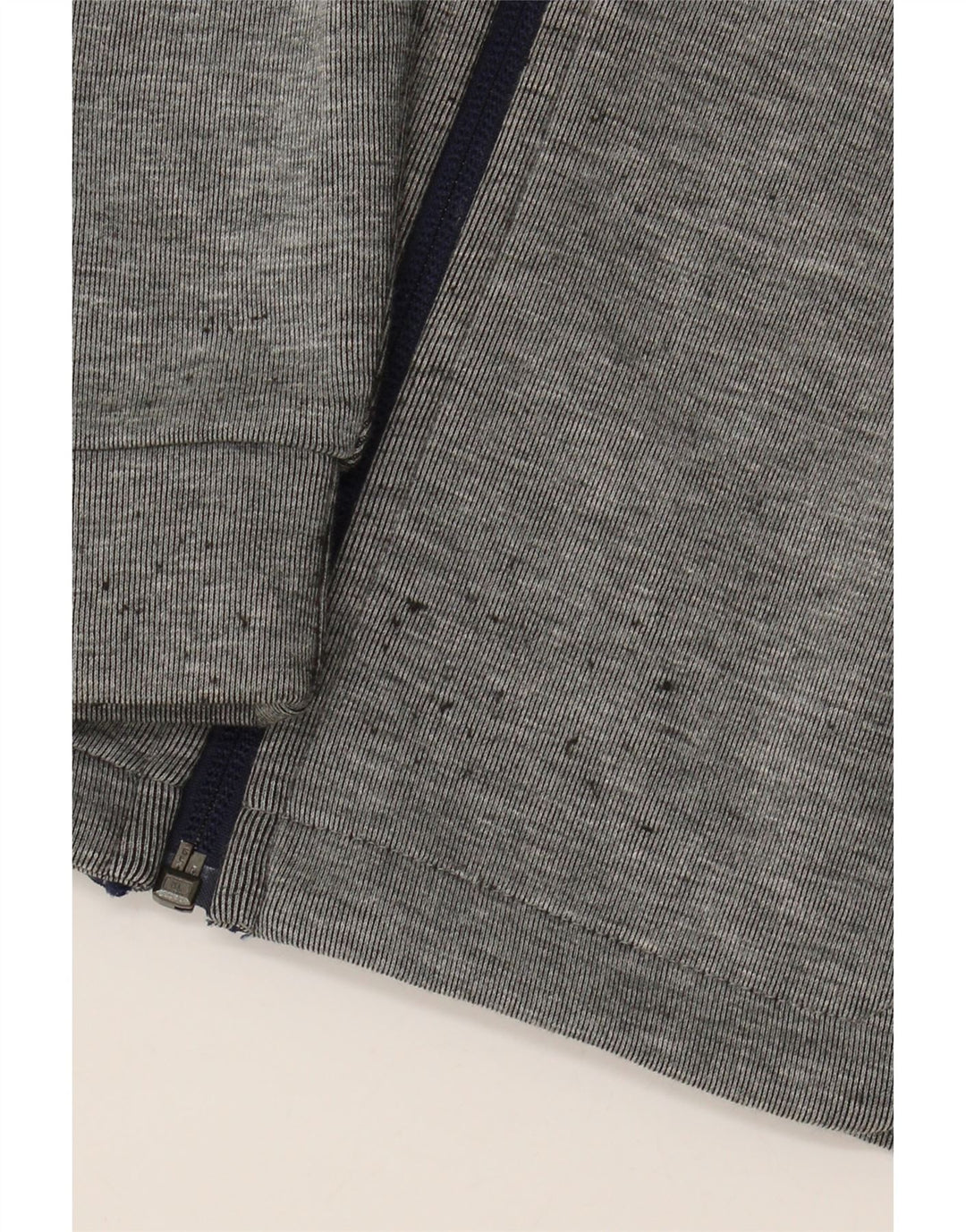 PUMA drenge grafisk hættetrøje med lynlås 9-10 år grå farveblok polyester