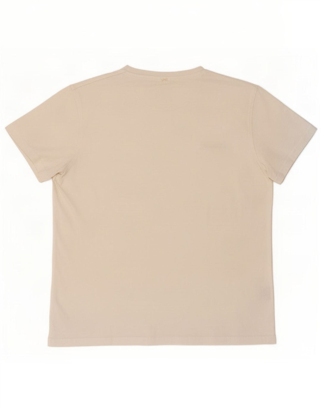 Pierre Cardin Herre T-Shirt Top Medium Hvid Bomuld