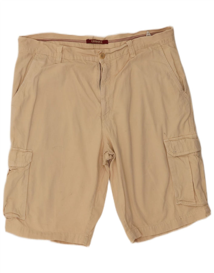 Carrera Herre Cargo Shorts W40 XL Beige Bomuld
