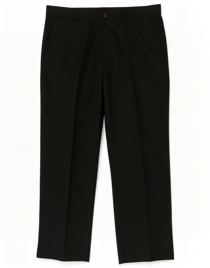 Adidas Herre Climalite Straight Chino Bukser W36 L32 Sort Polyester