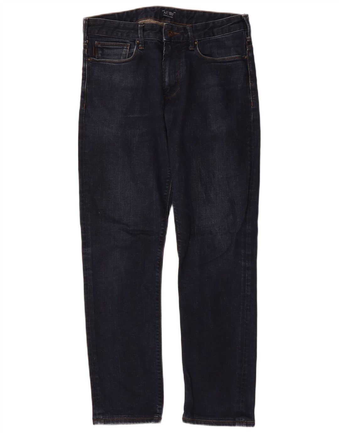 Armani Herre Slim Jeans W30 L28 Marineblå Bomuld