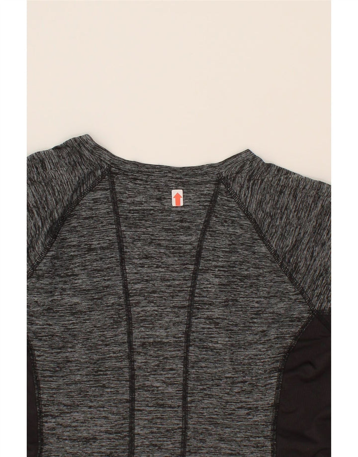 FILA Womens Top Long Sleeve UK 18 XL Grey Colourblock Polyester Vintage Fila and Second-Hand Fila from Messina Hembry 