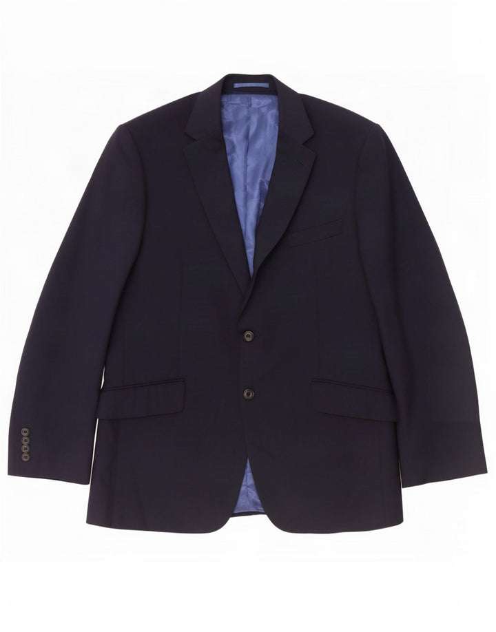 Marks & Spencer Herre 2-knaps blazerjakke UK 42 Large Navy Blue