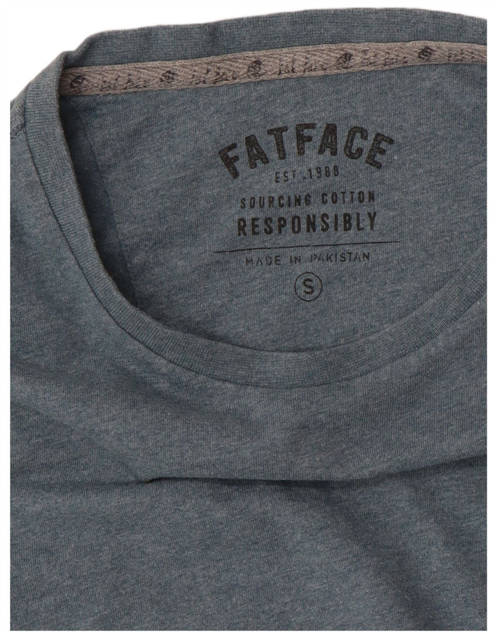 FAT FACE Mens T-Shirt Top Small Blue
