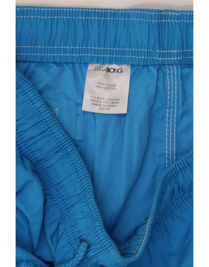 Billabong Badeshorts til mænd store blå nylon