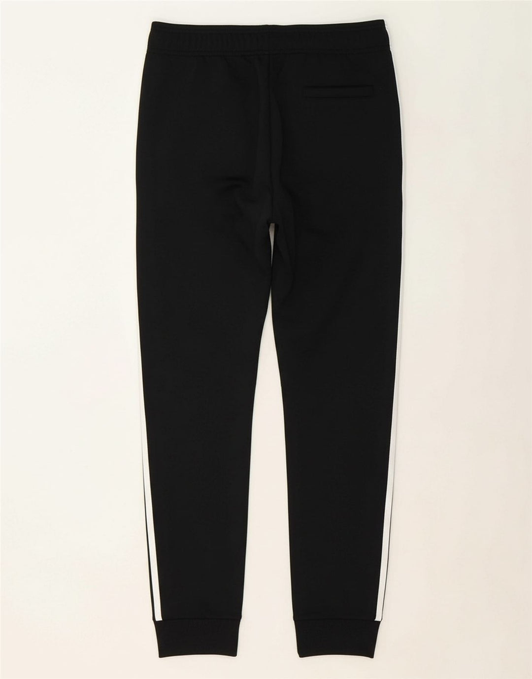 ADIDAS Boys Tracksuit Trousers Joggers 13-14 Years Black Polyester