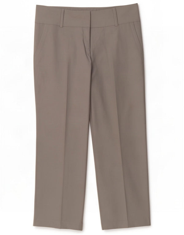 Adidas Womens Straight Chino Trousers UK 14 Large W32 L27 Grey Polyester