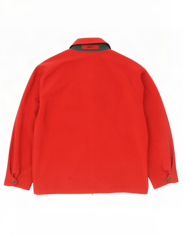 Gant Herre Windbreaker Jacket UK 40 Large Rød Polyamid