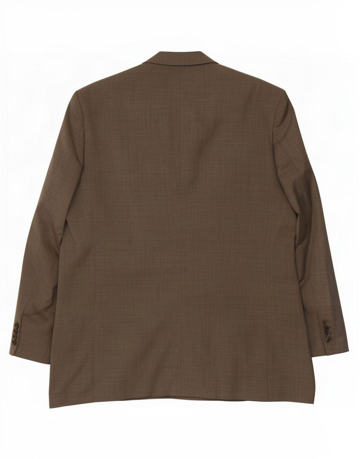 Marks & Spencer Herre 3-knaps blazerjakke UK 48 2XL Beige Uld